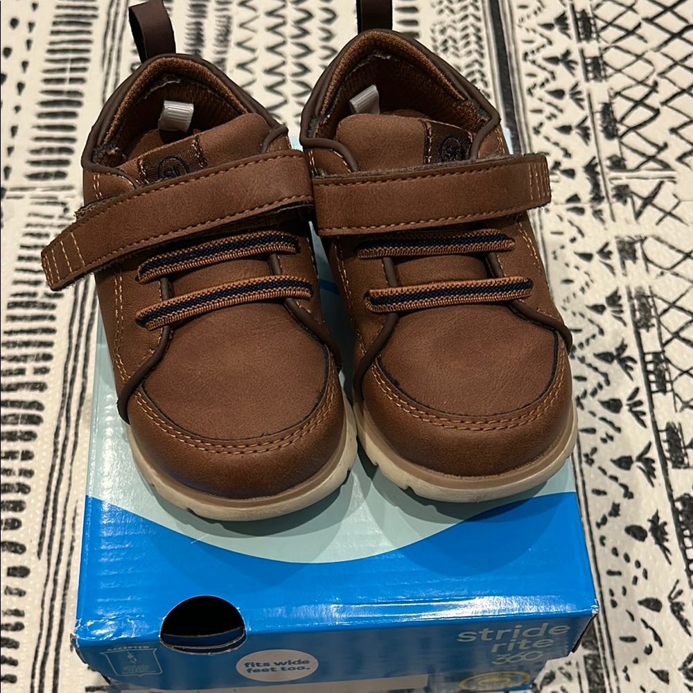 Stride Rite Brown Kids Shoes